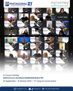 Ahli K3 Umum Sertifikasi Kemnaker Batch 196, PT Integrasi Aviasi Solusi (23 September - 8 Oktober 2024)