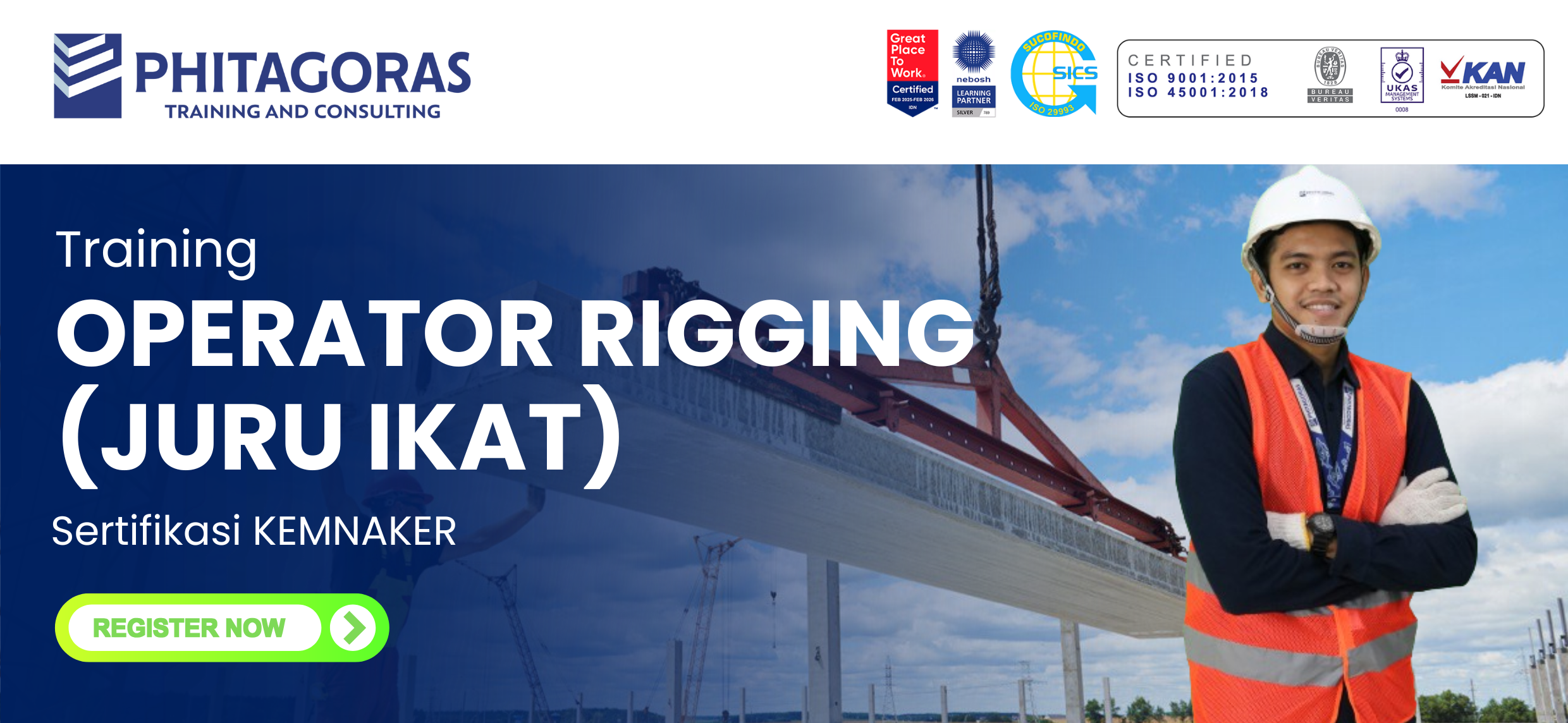 training Operator Rigging (Juru Ikat) kemnaker