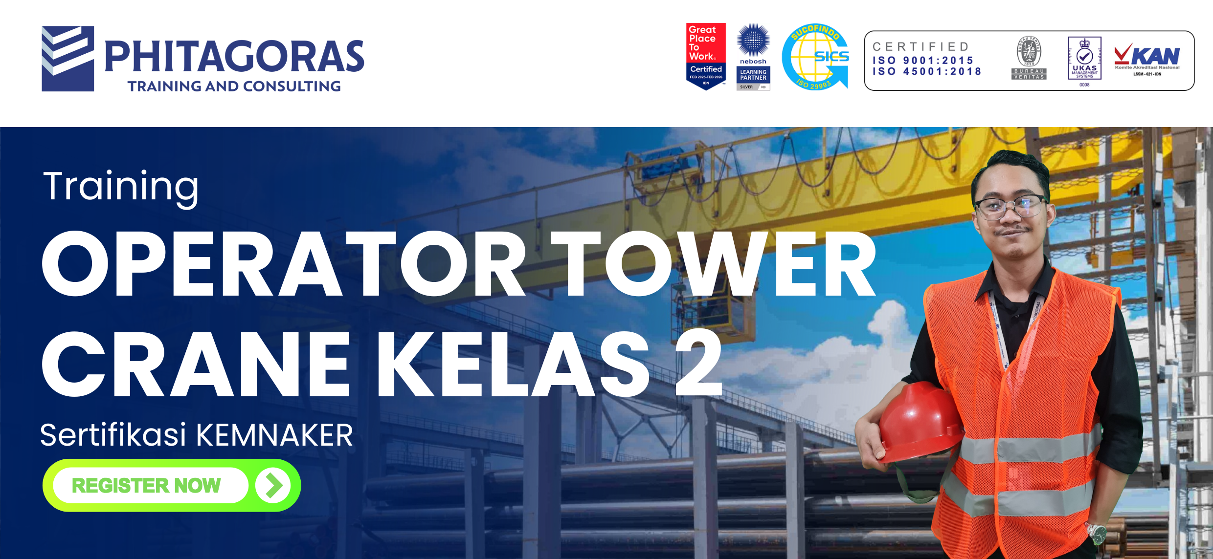 training Operator Tower Crane Kelas 2