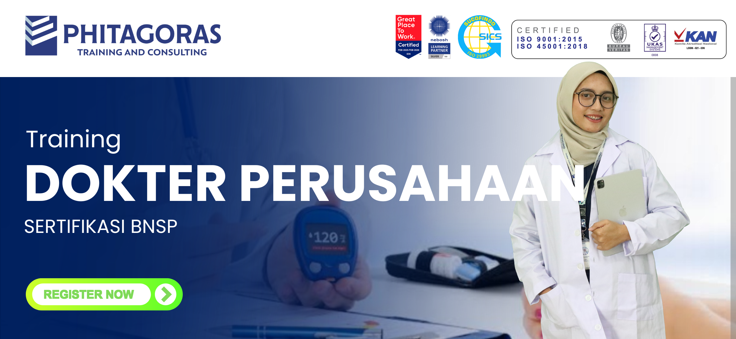 Training Dokter Perusahaan Sertifikasi BNSP