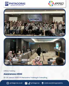 Inhouse Training Awareness HSSE, PT Pertamina Training & Consulting (23-24 Januari 2025)