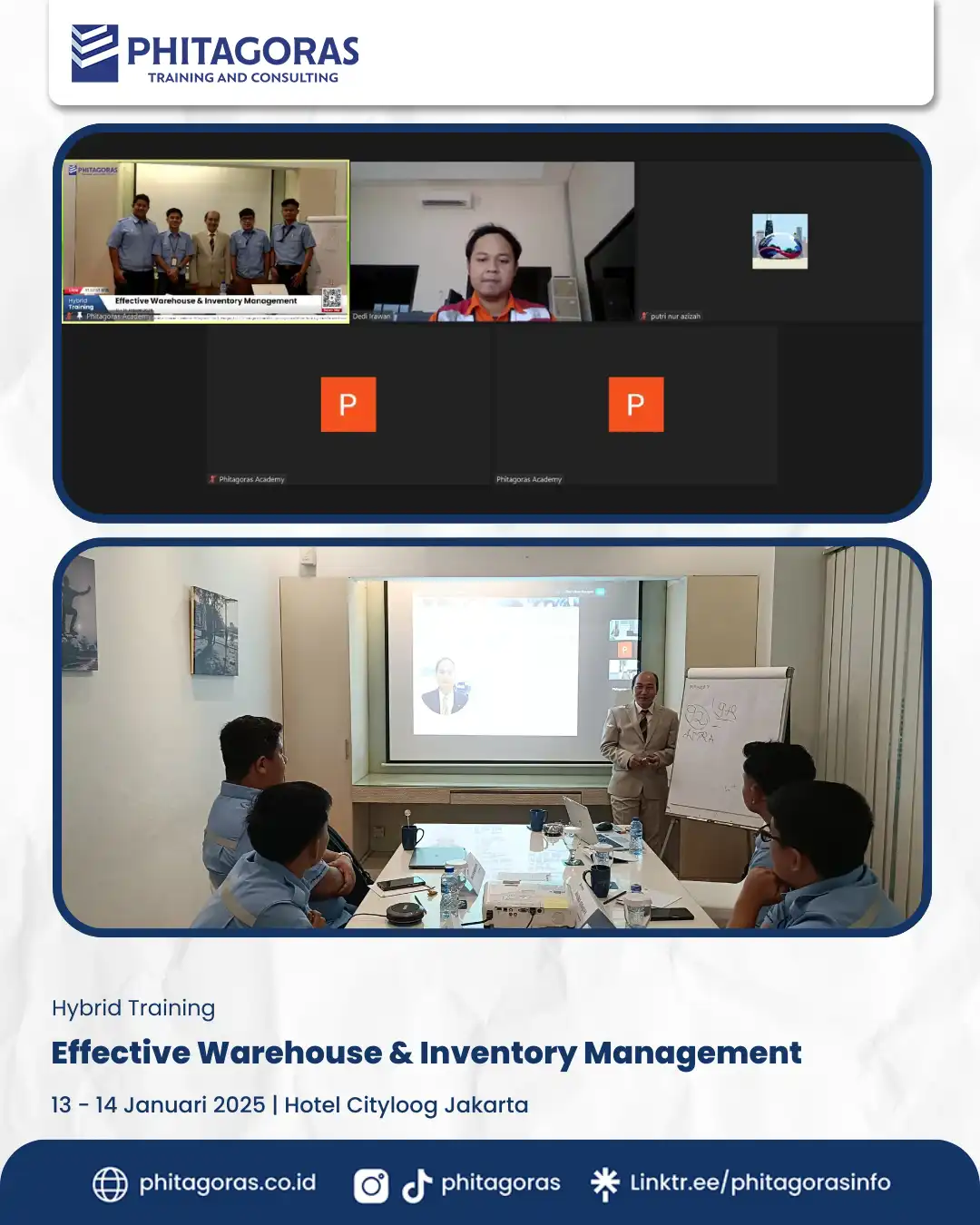 Pelatihan Effective Warehouse & Inventory Management (13-14 Januari 2025)