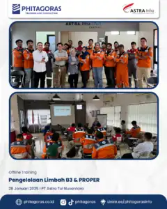 Inhouse Training Pengelolaan Limbah B3 & PROPER, PT Astra Tol Nusantara (28 Januari 2025)