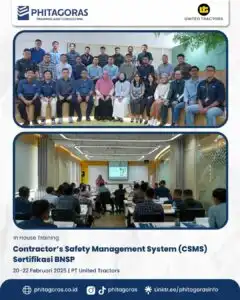 Inhouse Training Contractor’s Safety Management System (CSMS) Sertifikasi BNSP