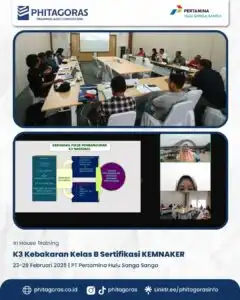 K3 Kebakaran Kelas B Sertifikasi KEMNAKER
