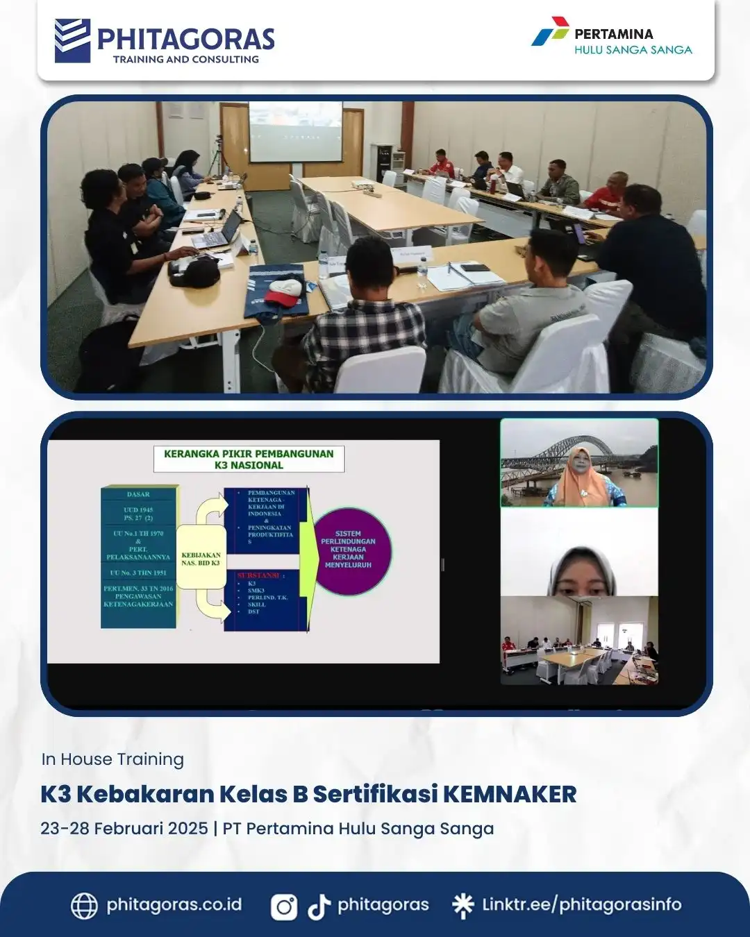K3 Kebakaran Kelas B Sertifikasi KEMNAKER