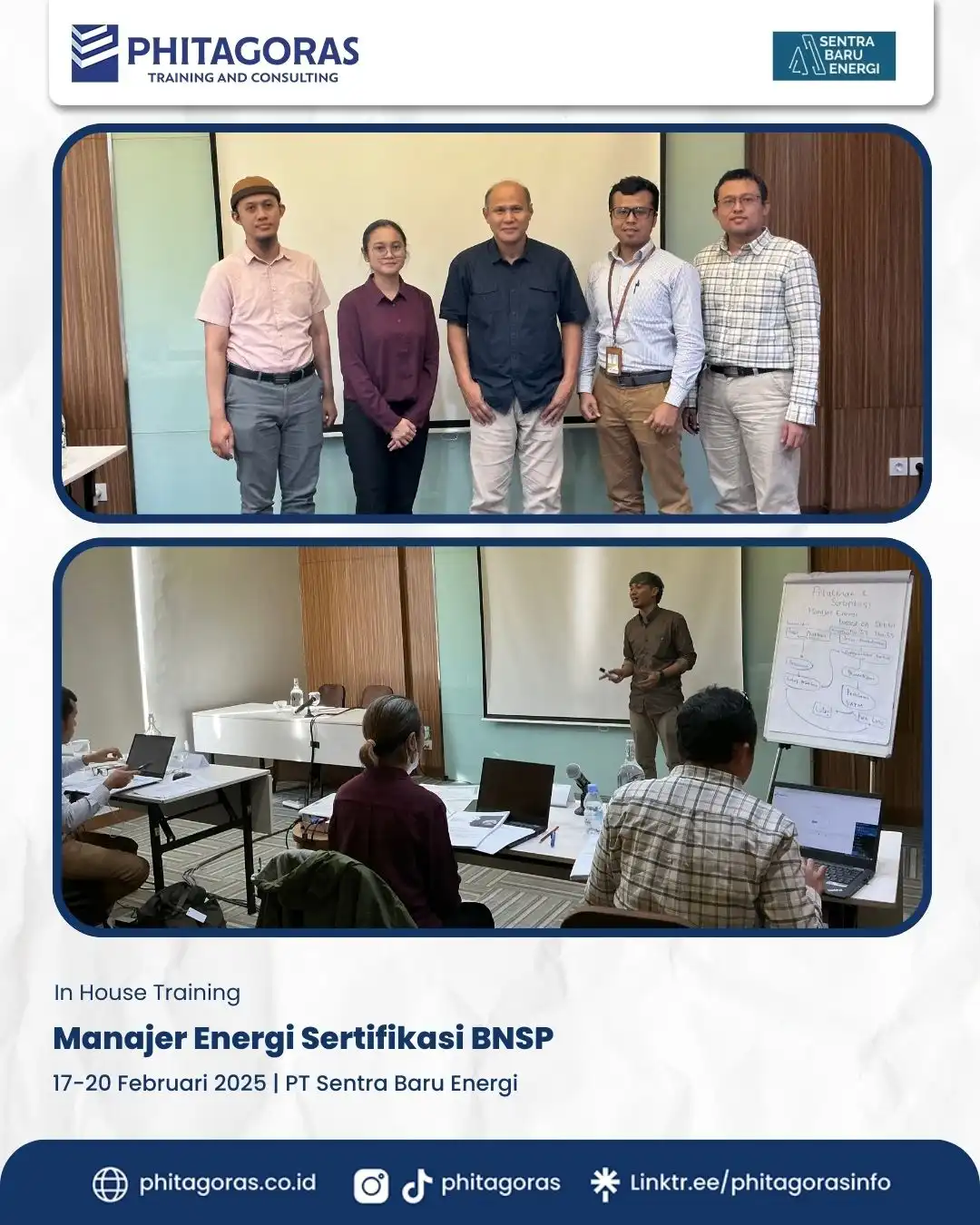 Manajer Energi Sertifikasi BNSP, PT Sentra Baru Energi