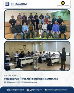 Petugas P3K (First Aid) Sertifikasi KEMNAKER, PT United Tractors (20-22 Februari 2025)