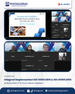 Consultancy - Integrasi Implementasi ISO 14001_2015 & ISO 45001_2018, PT XL Smart Telecom Sejahtera (24 Maret 2025)