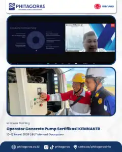 Operator Concrete Pump Sertifikasi KEMNAKER, BUT Menard Geosystem (10-12 Maret 2025)