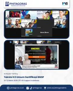 Teknisi K3 Umum Sertifikasi BNSP, PT IAS Support Indonesia (10-12 Maret 2025)