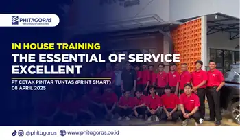 Inhouse Training The Essential Of Service Excellent, PT Cetak Pintar Tuntas (Print Smart) 8 April 2025