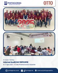 In House Training Internal Audit ISO 190112018 - PT Otto Pharmaceutical Industries 16-17 April 2025