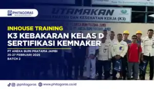 Inhouse Training K3 Kebakaran Kelas D Sertifikasi KEMNAKER - PT Aneka Bumi Pratama Jambi 25-27 Februari 2025 Batch 2