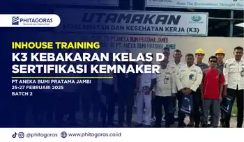 Inhouse Training K3 Kebakaran Kelas D Sertifikasi KEMNAKER - PT Aneka Bumi Pratama Jambi 25-27 Februari 2025 Batch 2