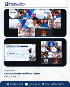 Online Training - HAZOPS Leader Sertifikasi BNSP (21-24 April 2025)