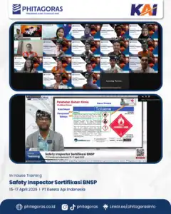 Safety Inspector Sertifikasi BNSP, PT Kereta Api Indonesia (15-17 April 2025)