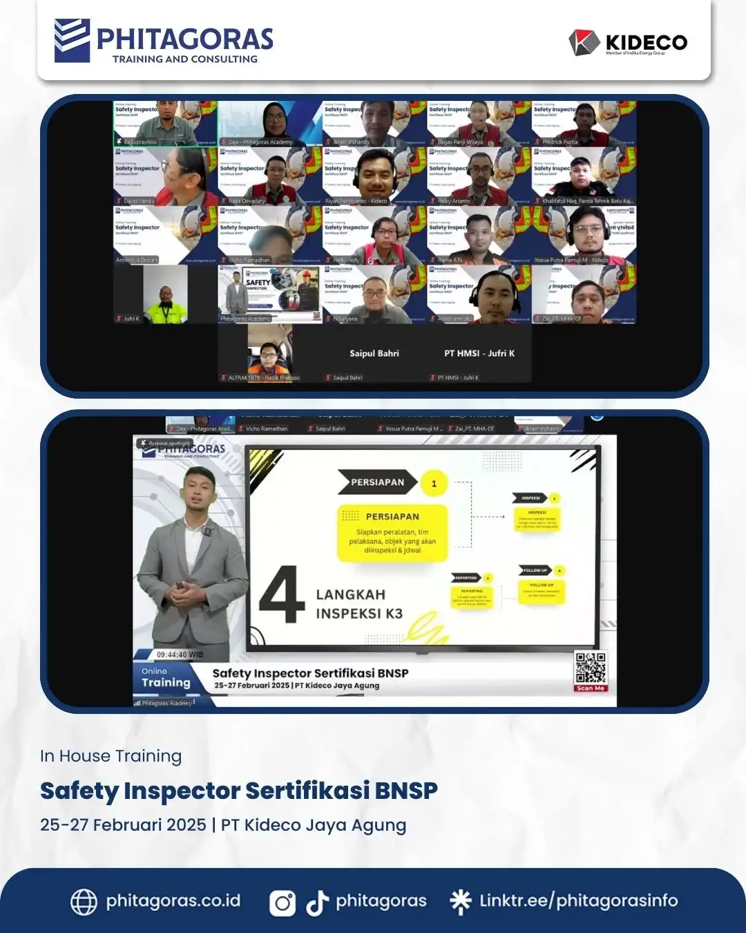 Safety Inspector Sertifikasi BNSP