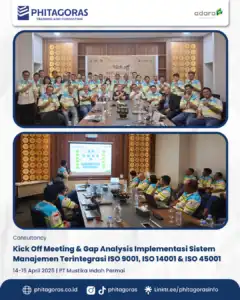 Consultancy - Kick Off Meeting & Gap Analysis Implementasi Sistem Manajemen Terintegrasi ISO 9001_2015, ISO 14001_2015 & ISO 45001_2018, PT Mustika Indah Permai 14-15 April 2025