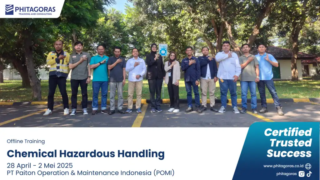 Foto Bersama Kegiatan Pelatihan In House Training Chemical Hazardous Handling – PT Paiton Operation & Maintenance Indonesia (POMI)