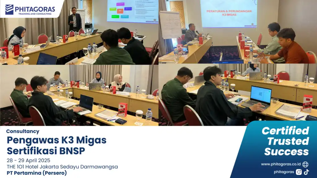 Foto Kegiatann Training Pengawas K3 Migas Sertifikasi BNSP bersama PT Pertamina (Persero)