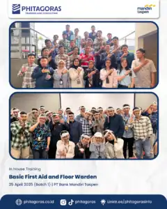 Basic First Aid and Floor Warden (Batch 1), PT Bank Mandiri Taspen (25 April 2025)
