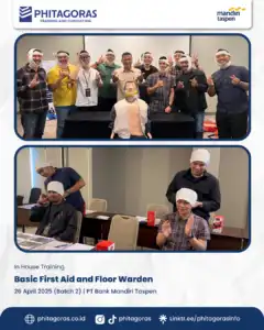 Basic First Aid and Floor Warden (Batch 2), PT Bank Mandiri Taspen (26 April 2025)