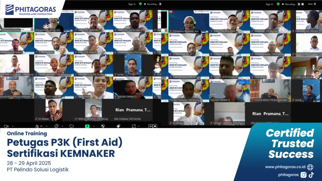 Training Petugas P3K (First Aid) Sertifikasi KEMNAKER - PT Pelindo Solusi Logistik
