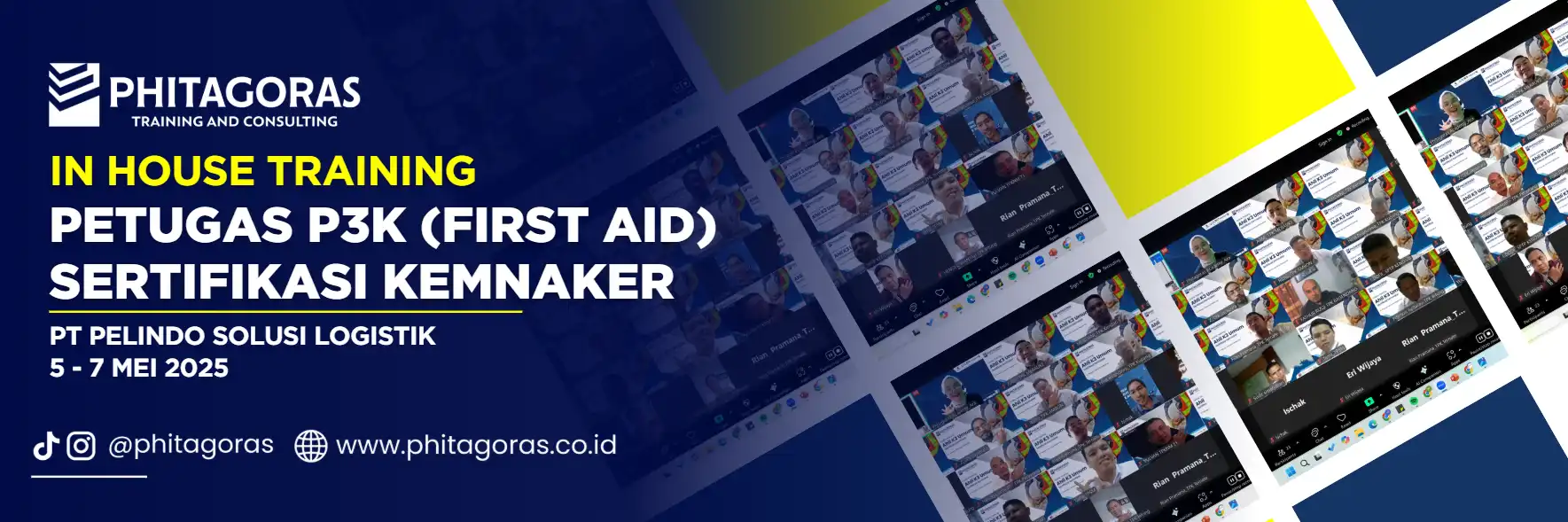 Petugas P3K (First Aid) Sertifikasi KEMNAKER - PT Pelindo Solusi Logistik