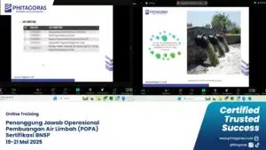 Dokumentasi Kegiatan Online Training - Penanggung Jawab Operasional Pembuangan Air Limbah (POPA) Sertifikasi BNSP (10-12 Juni 2025)