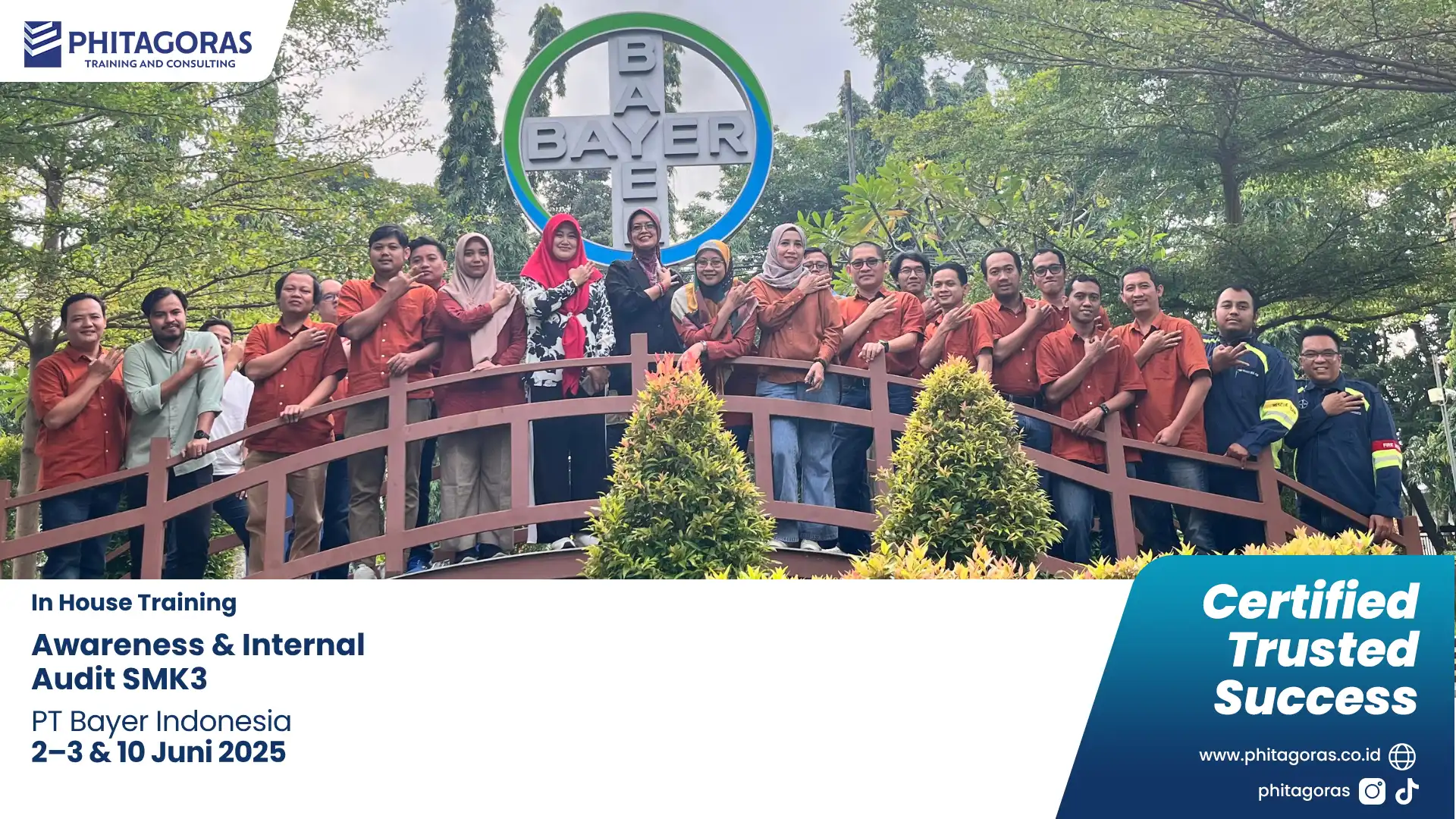 Foto Bersama - Awareness & Internal Audit SMK3 - PT Bayer Indonesia 2–3 & 10 Juni 2025 (1)