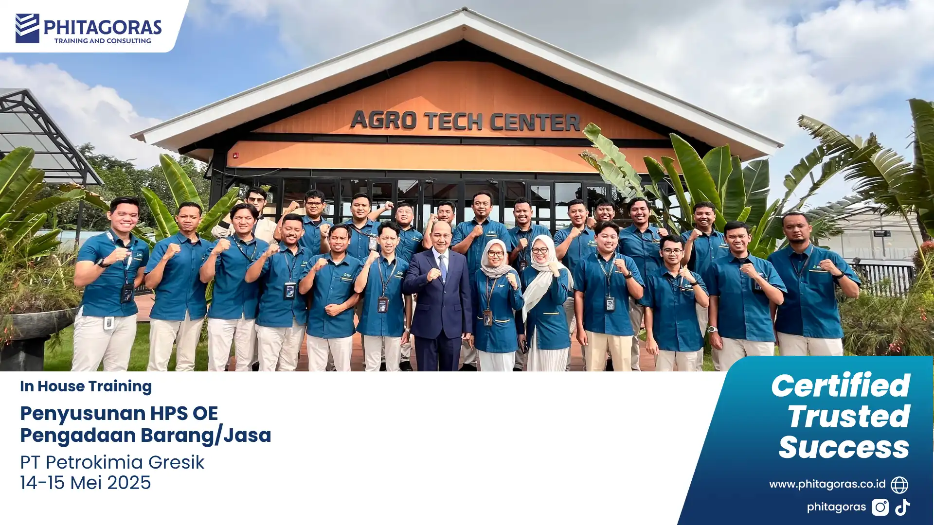 Foto Bersama IHT - Penyusunan HPS OE Pengadaan BarangJasa, PT Petrokimia Gresik (14-15 Mei 2025)