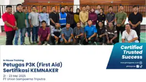 Foto Bersama Peserta Training Operator & Pengawas K3 Migas Sertifikasi BNSP