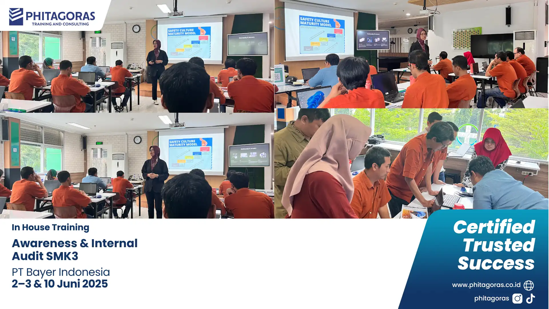 Foto Kegiatan - Awareness & Internal Audit SMK3 - PT Bayer Indonesia 2–3 & 10 Juni 2025