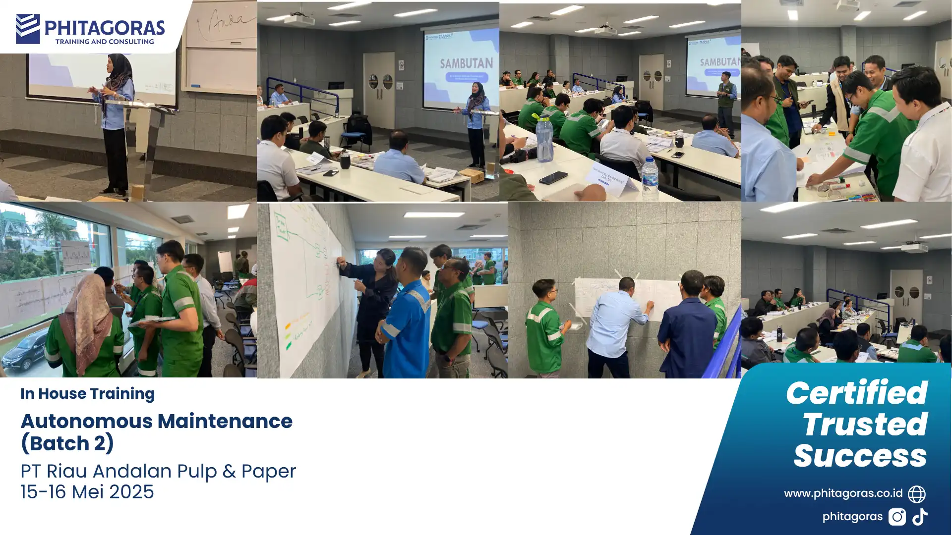 Foto Kegiatan IHT - Autonomous Maintenance (Batch 2), PT Riau Andalan Pulp & Paper (15-16 Mei 2025)