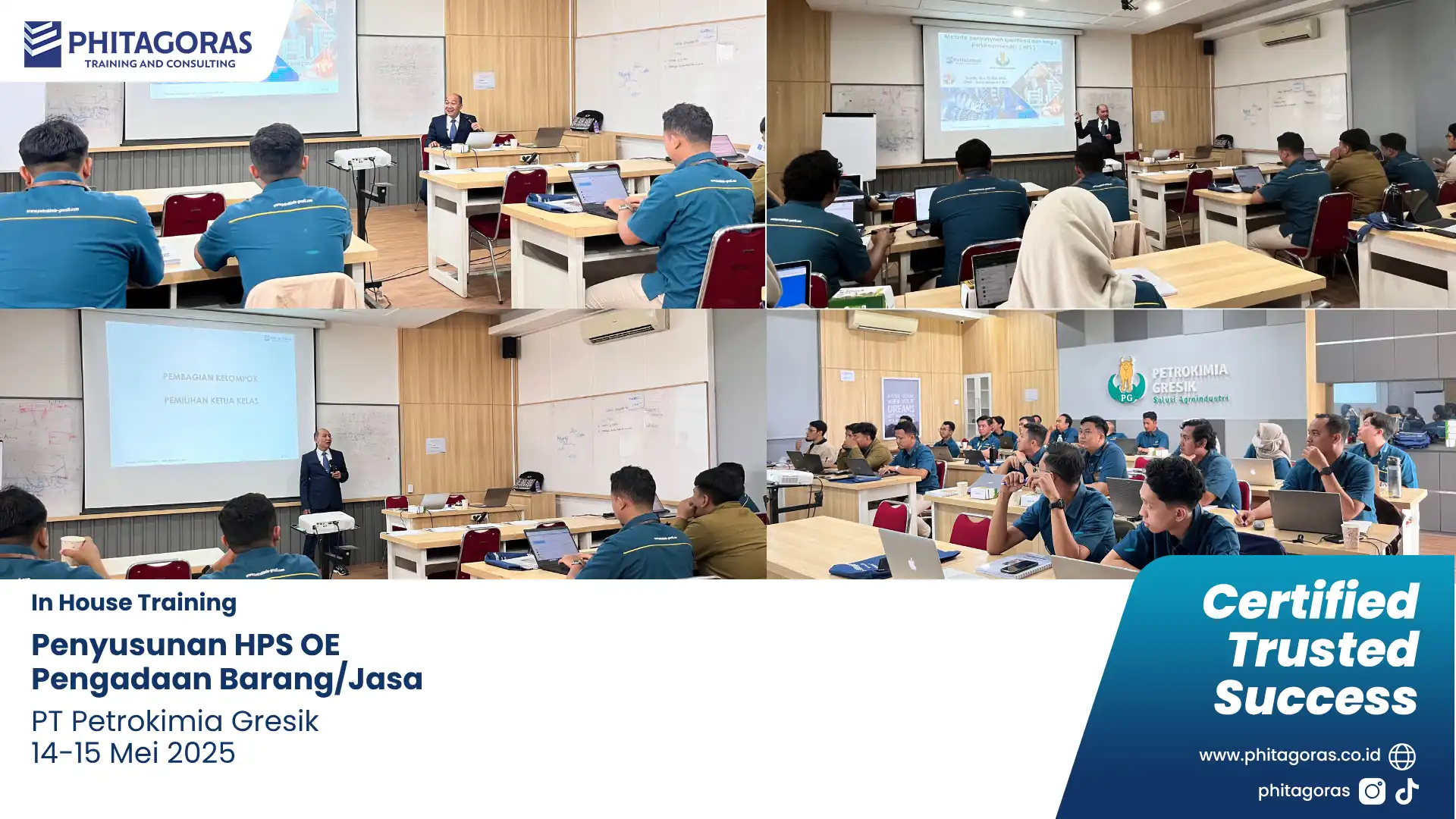 Foto Kegiatan IHT - Penyusunan HPS OE Pengadaan BarangJasa, PT Petrokimia Gresik (14-15 Mei 2025)