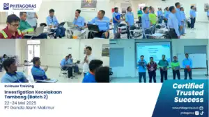 Foto Kegiatan In House Training Investigation Kecelakaan Tambang (Batch 2) 22–24 Mei 2025 PT Ganda Alam Makmur