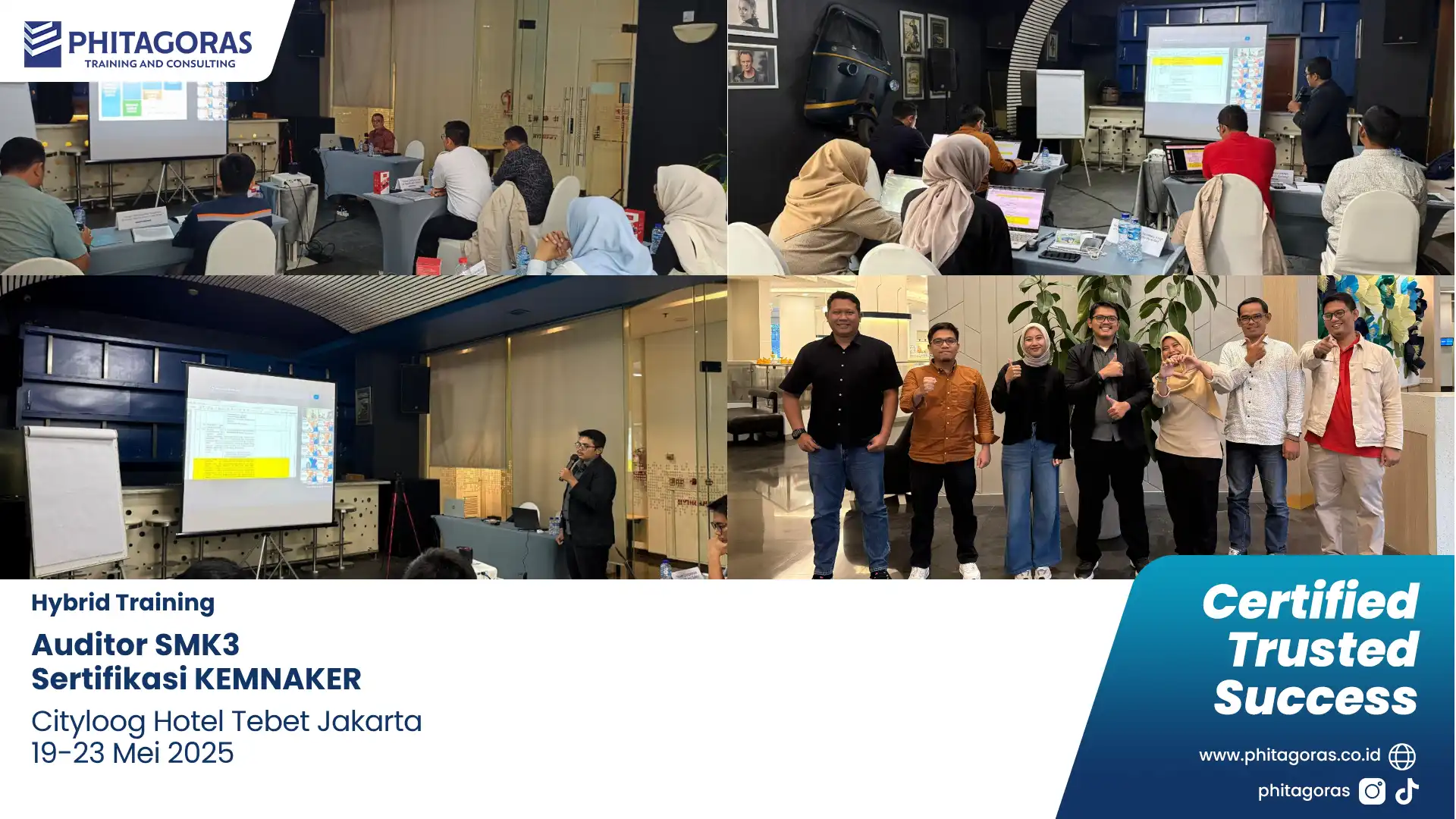 Foto Kegiatan - Training Auditor SMK3 Sertifikasi KEMNAKER - Cityloog Hotel Tebet Jakarta 19-23 Mei 2025
