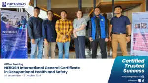 Foto bersama NEBOSH International General Certificate in Occupational Health and Safety, 30 September - 11 Oktober 2024