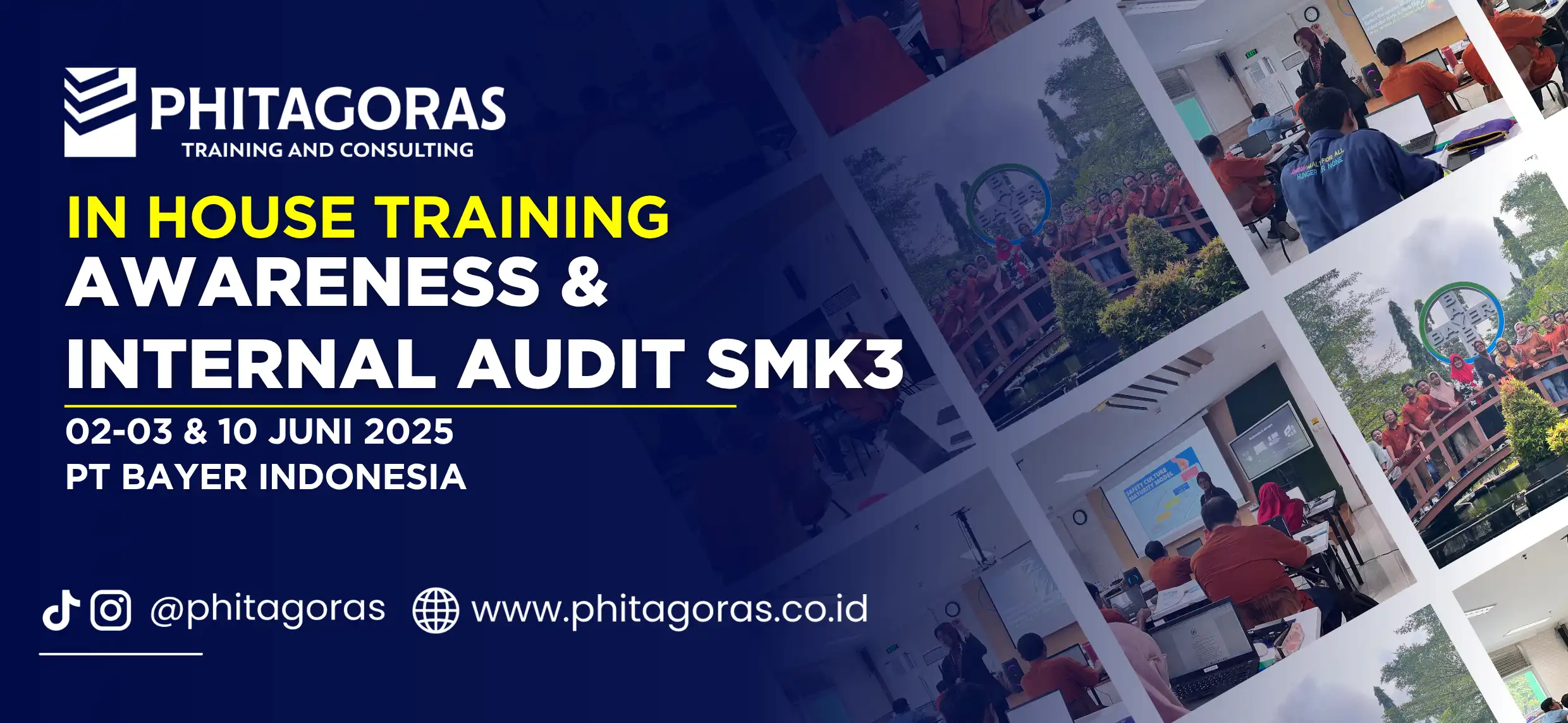 In House Training Awareness & Internal Audit SMK3 - PT Bayer Indonesia 02-03 & 10 Juni 2025