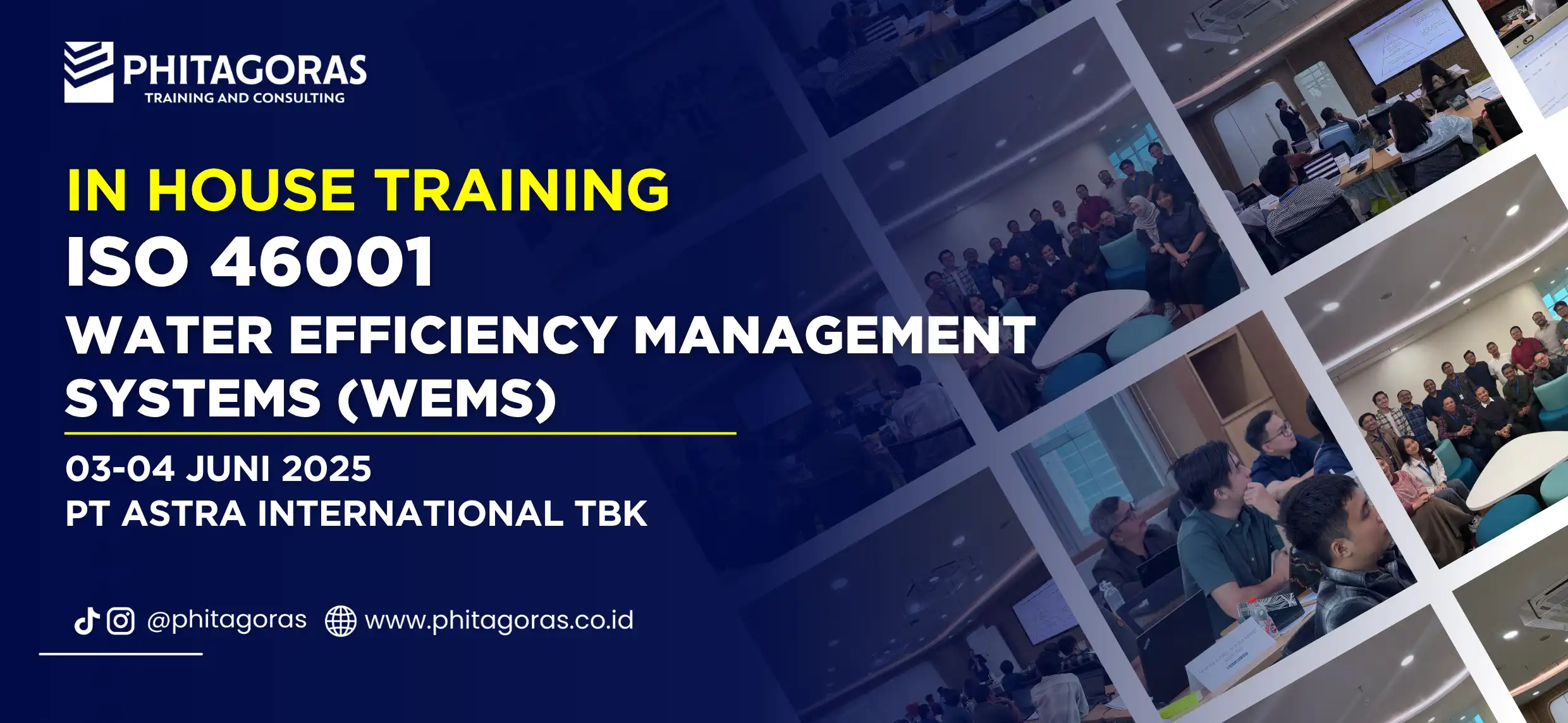 In House Training ISO 46001 Water Efficiency Management Systems (WEMS) - PT Astra International Tbk 03-04 Juni 2025