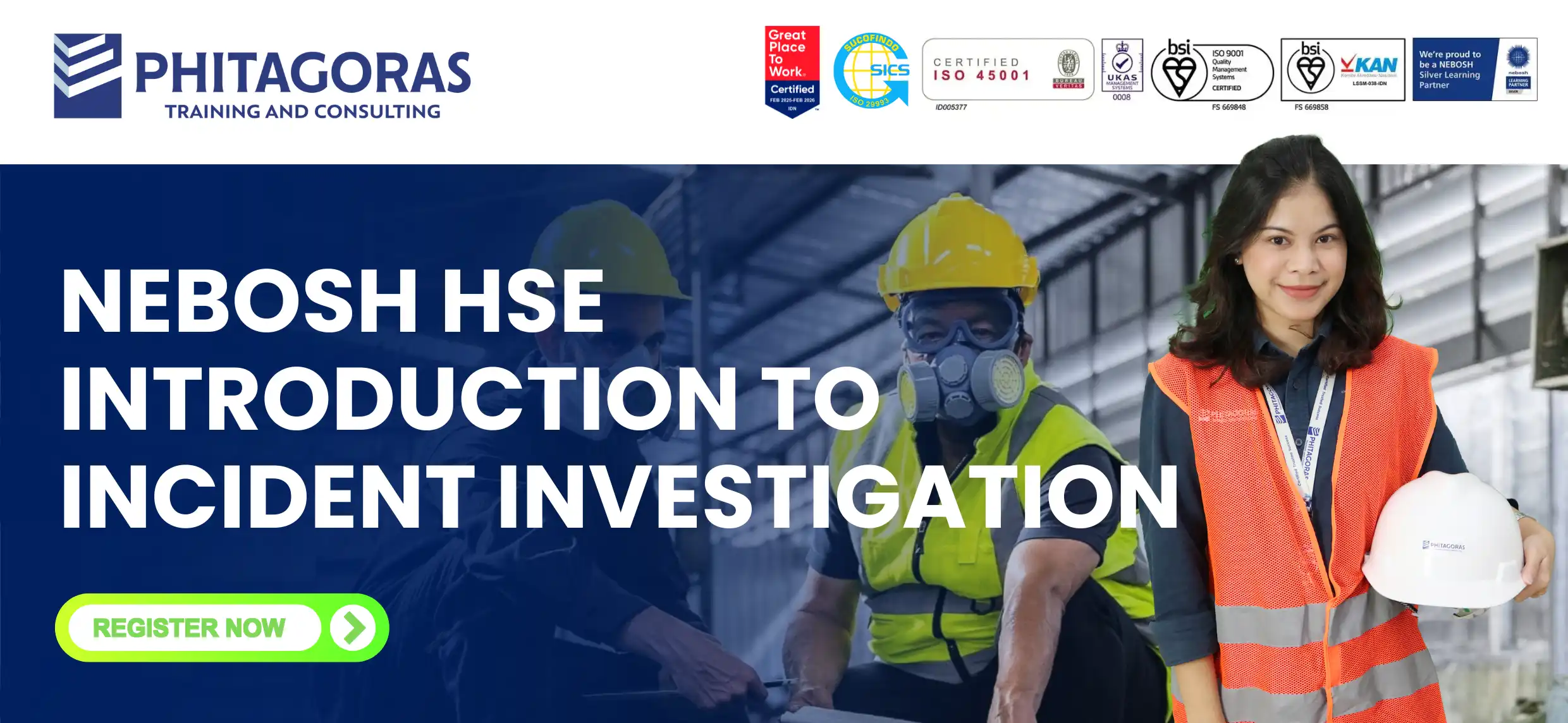 Training NEBOSH HSE Introduction to Incident Investigation