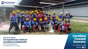 PGD - Offline - Palembang - IHT K3 Kebakaran Kelas D Sertifikasi Kemnaker, PT Aneka Bumi Pratama, 25-27 Februari 2025