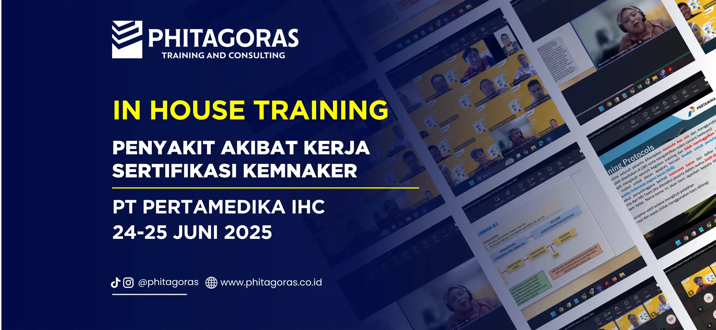 In House Training Penyakit Akibat Kerja Sertifikasi KEMNAKER, PT Pertamedika IHC (24-25 Juni 2025)
