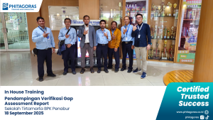 Foto Bersama In House Training Pendampingan Verifikasi Gap Assessment Report - Sekolah Tirtamarta BPK Penabur 18 September 2025