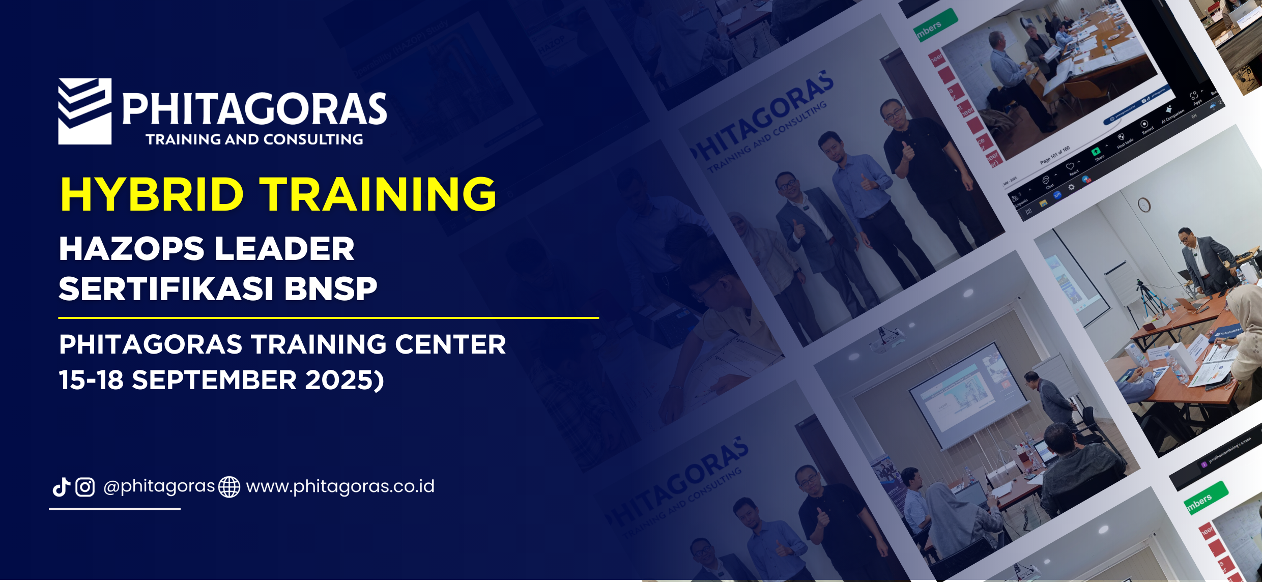 Hybrid Training - HAZOPS Leader Sertifikasi BNSP, Phitagoras Training Center (15-18 September 2025)
