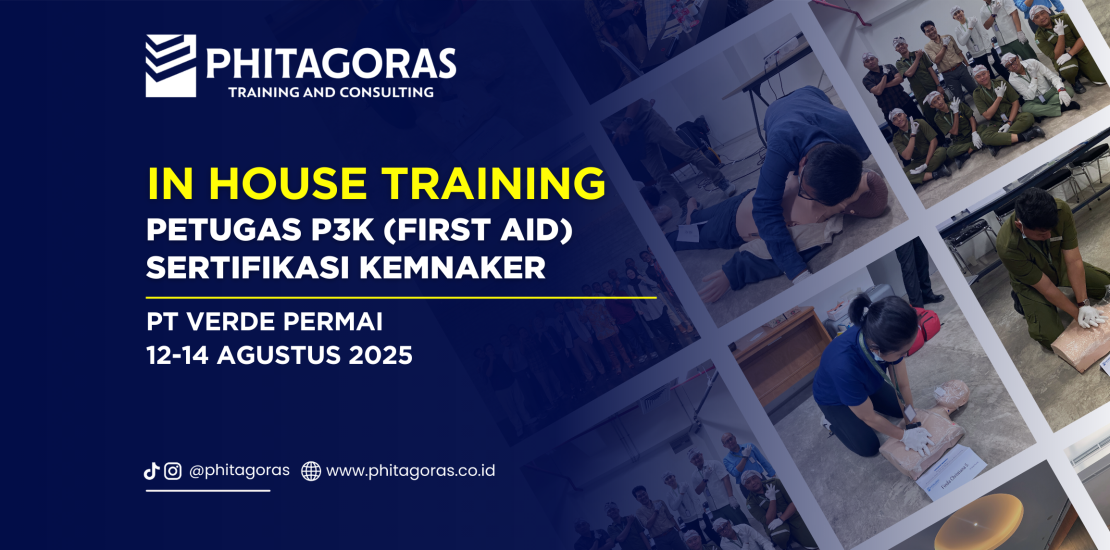 IHT - Petugas P3K (First Aid) Sertifikasi KEMNAKER, PT Verde Permai (12-14 Agustus 2025)