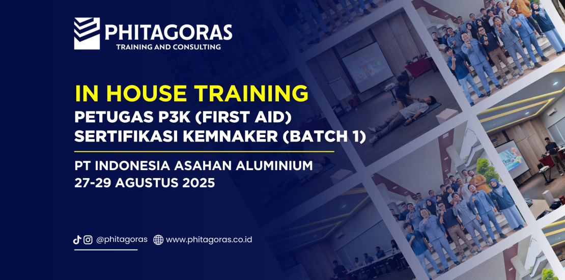 In House Training Petugas P3K (First Aid) Sertifikasi KEMNAKER (Batch 1), PT Indonesia Asahan Aluminium 27-29 Agustus 2025