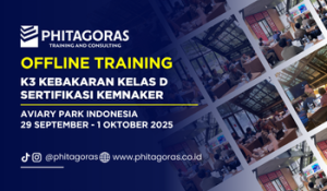Offline Training K3 Kebakaran Kelas D Sertifikasi Kemnaker - Aviary Park Indonesia 29 September - 1 Oktober 2025