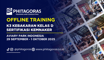 Offline Training K3 Kebakaran Kelas D Sertifikasi Kemnaker - Aviary Park Indonesia 29 September - 1 Oktober 2025